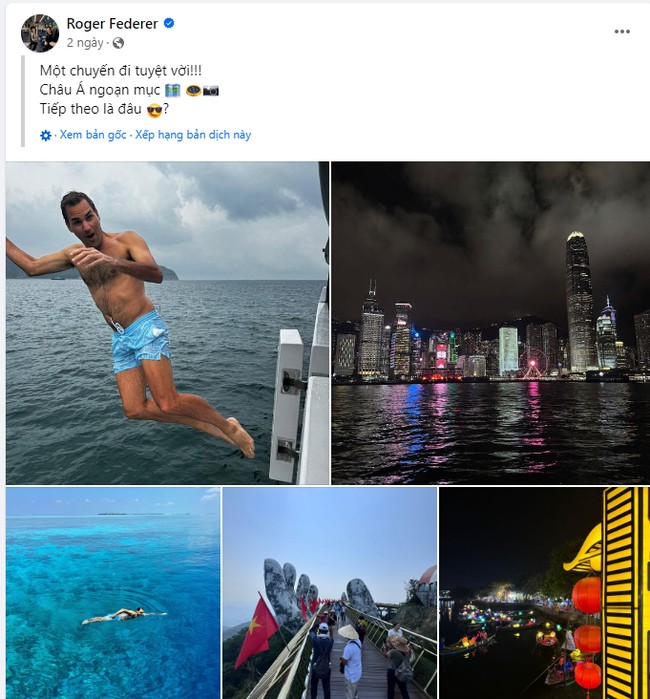 Roger Federer Shares Moments From Vietnam Trip