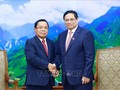 PM Vietnam, Pham Minh Chinh Terima Kepala Departemen Pemeriksaan Pusat, Inspektur Jenderal Negara Laos