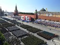 Realizan desfile militar en Moscú para celebrar el 79º aniversario de la victoria sobre el nazismo