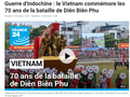 Die Feier zum 70. Jahrestag des Dien-Bien-Phu-Sieges steht in Schlagzeiten der französischen Medien