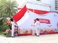 Upacara Pengibaran Bendera Peringati HUT ke-77 Hari Kemerdekaan Republik Indonesia