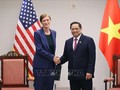 Premierminister Pham Minh Chinh trifft sich mit der Direktorin von USAID, Samantha Power