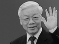 故 응우옌 푸 쫑 서기장 별세에 각국 지도자의 조전