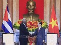 លោកប្រធានរដ្ឋ Vo Van Thuong ទទួលជួបប្រធានរដ្ឋសភាគុយបា