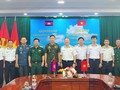 Cambodia Military Attache delegation visit Naval Academy