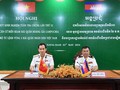 Vietnamese, Cambodian naval forces review joint patrol
