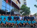 サッカーU20ベトナム代表 在大阪総領事館を訪問