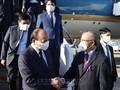 フック主席、安倍元首相「国葬」参列のため、東京に到着