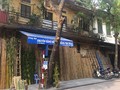 ハノイ旧市街の中心地にある竹製品販売店街