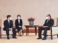 フック国家主席 日本の天皇陛下と会見