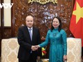 越南国家代主席会见前来离任辞行的日本和阿尔及利亚驻越南大使