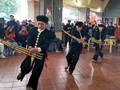 老街省北河县和新马街县赫蒙族同胞独具特色的舞蹈