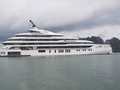 Exploring Ha Long Bay by newly launched super yacht 