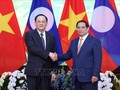 Thủ tướng Phạm Minh Chính tiếp Thủ tướng Lào Sonexay Siphandone