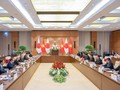 Vuong Dinh Huê reçoit le président de la Chambre des conseillers du Japon
