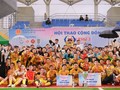 Không khí sôi động của ngày hội thể thao của người Việt tại Hàn Quốc