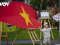 Colourful kites fly high over Hue sky