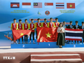 ทัพนักกีฬาเวียดนามได้อันดับหนึ่งการแข่งขันพายเรือเอเชียตะวันออกเฉียงใต้ปี 2024
