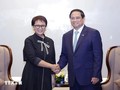 Premierminister Pham Minh Chinh empfängt indonesische Außenministerin
