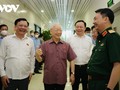 Secretario general del Partido Comunista de Vietnam se reúne con votantes