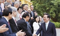 Presiden Vo Van Thuong Menerima Delegasi Peserta Kongres Ilmu Kardiologi  Asia Tenggara