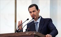 Presiden Suriah memberikan pidato yang pertama di depan Parlemen angkatan baru, menuduh sanksi-sanksi AS