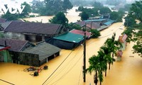 Tilgram/surat simpati atas bencana banjir bandang di beberapa provinsi Vietnam Tengah 