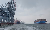 Provinsi Ba Ria-Vung Tau menyambut kedatangan kapal kontainer yang terbesar di dunia, Margrethe Maersk