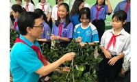 Mencanangkan rangkaian aktivitas “Demi Vietnam yang hijau, bersih, dan aman untuk anak-anak”