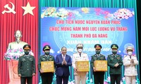 Presiden Nguyen Xuan Phuc Ucapkan Selamat Hari Raya Tet di Kota Da Nang (Vietnam Tengah)