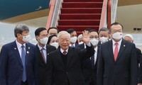  Sekjen Nguyen Phu Trong Tiba di Beijing, Memulai Kunjungan Resmi di Tiongkok 