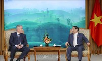 PM Vietnam, Pham Minh Chinh Menerima Sekjen OECD, Mathias Cormann