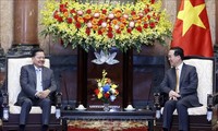 Presiden Vietnam, Vo Van Thuong Menerima Deputi PM Kamboja