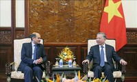 Presiden Vietnam, To Lam Menerima Dubes India untuk Vietnam