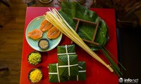 Unique Banh Chung made from salmon goes on sale ahead of Tet