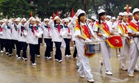 Día de la fundación de la unión nacional vanguardista de niños en Vietnam