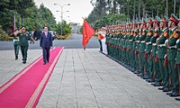 Presidente de Vietnam visita IX zona militar en vísperas del Tet 2017