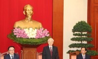 Máximo líder político de Vietnam orienta la promoción de la imagen nacional en el extranjero