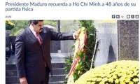 El presidente de Venezuela elogia la dignidad del presidente Ho Chi Minh