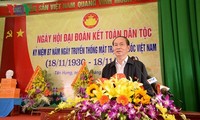 Presidente de Vietnam participa en la Fiesta de la Unidad Nacional en la localidad norteña