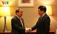 Viceprimer ministro y canciller de Vietnam cumple la agenda de trabajo en Corea del Sur
