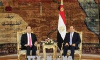 Jefe de Estado de Vietnam termina visita de trabajo a Egipto