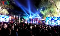Ciudadanos vietnamitas celebran el Año Nuevo 2019 