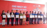 Localidades vietnamitas responden al programa de donación de sangre “Domingo Rojo” 