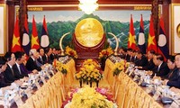 Máximo líder de Vietnam comienza agenda de trabajo en Laos