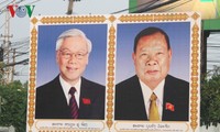 Máximo líder político de Vietnam finaliza agenda de trabajo en Laos