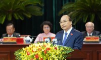 Primer ministro de Vietnam asiste al XI Congreso del Comité del Partido Comunista de Ciudad Ho Chi Minh