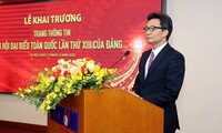Presentan más sitios de información especial al servicio del XIII Congreso del Partido Comunista de Vietnam
