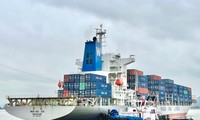 La Terminal Internacional de Contenedores Tan Cang Hai Phong recibe a barcos en vísperas del Tet 2022 