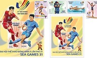 Se presenta el juego de sellos sobre SEA Games 31 en Vietnam